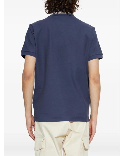 Moncler Blue Polo Shirt for men