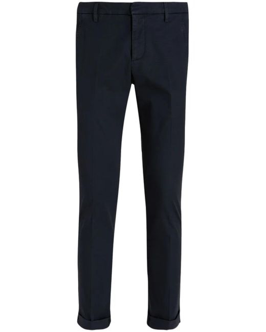 Dondup Blue Tapered Trousers for men