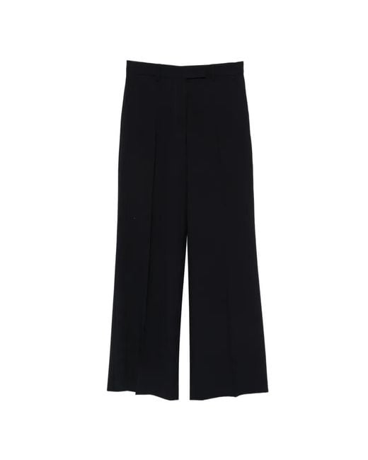 Seventy Black Pleated Trousers