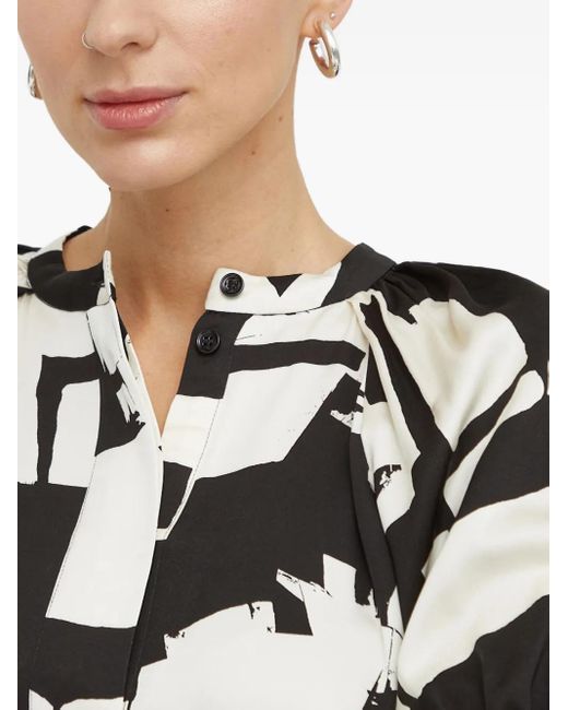 Day Birger et Mikkelsen Black Patterned Blouse