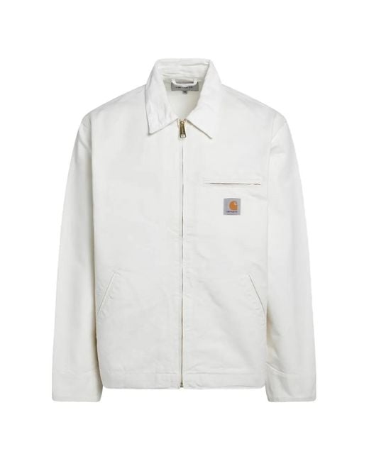 Carhartt White Detroit Canvas Jacket