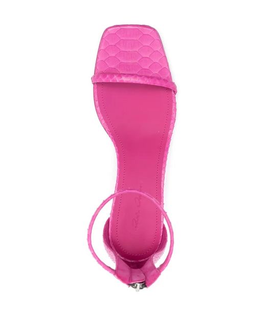 Rick Owens Pink High Heel Sandals