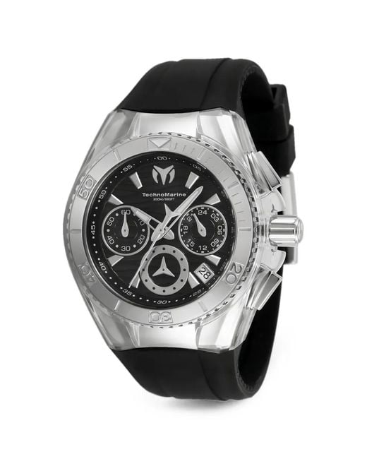 TechnoMarine Black Cruise Star 40Mm Watch