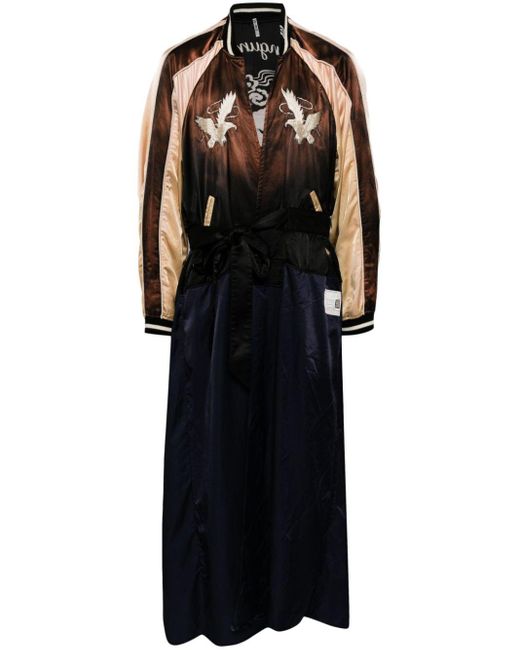 Maison Mihara Yasuhiro Black Souvenir Belted Dress