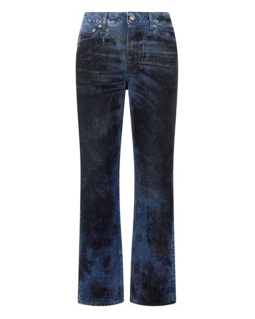 Jean À Effet Délavé Roberto Cavalli pour homme en coloris Blue