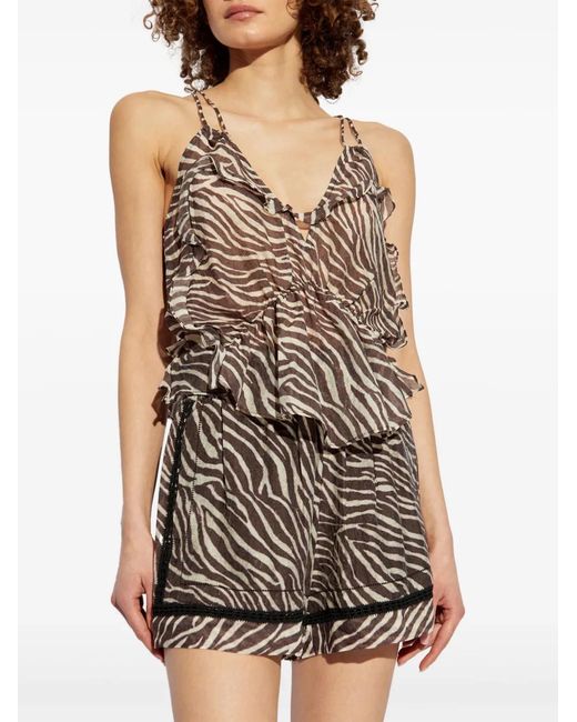 IRO Gray Jovita Blouse