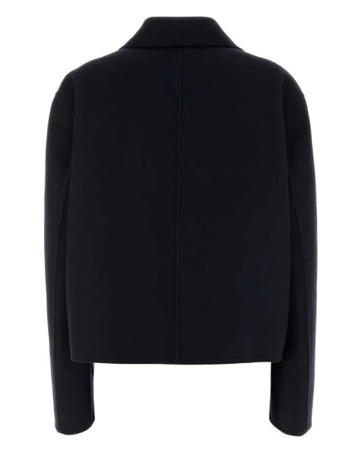 Jil Sander Black Button-Fastening Collared Jacket