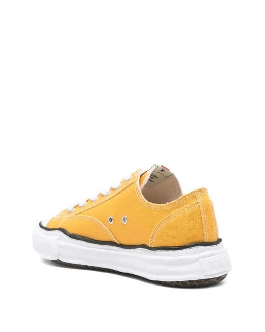 Maison Mihara Yasuhiro Yellow Peterson23 Lace-Up Sneakers