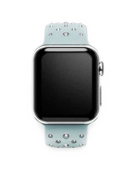 Swarovski Black Adorn Joy Crystal-Embellished Watch Strap for men