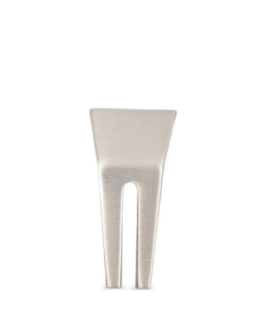 Rick Owens White Open Trunk Ohrring
