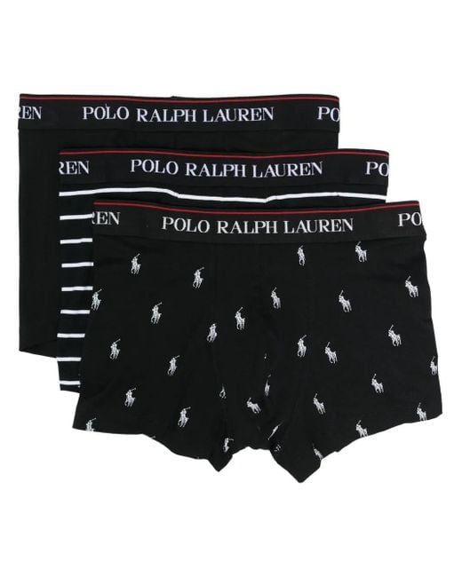 Polo Ralph Lauren Black 3 Pack-Trunk for men