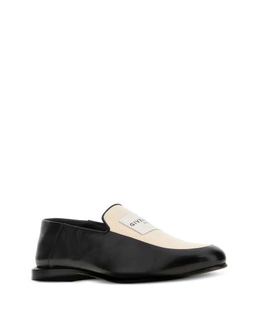Givenchy Black Leather Loafers