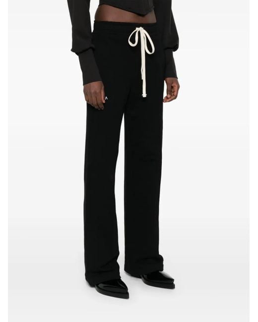 Hamza Black Drawstring Track Pants