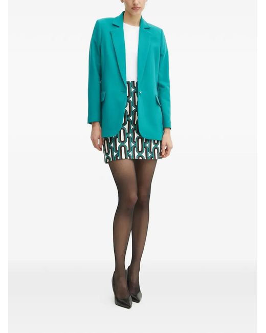 Morgan Blue Buttoned Blazer