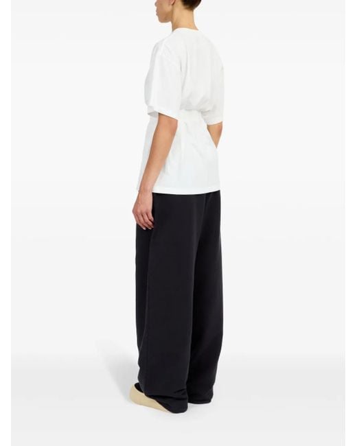 MM6 by Maison Margiela White T-Shirts And Polos