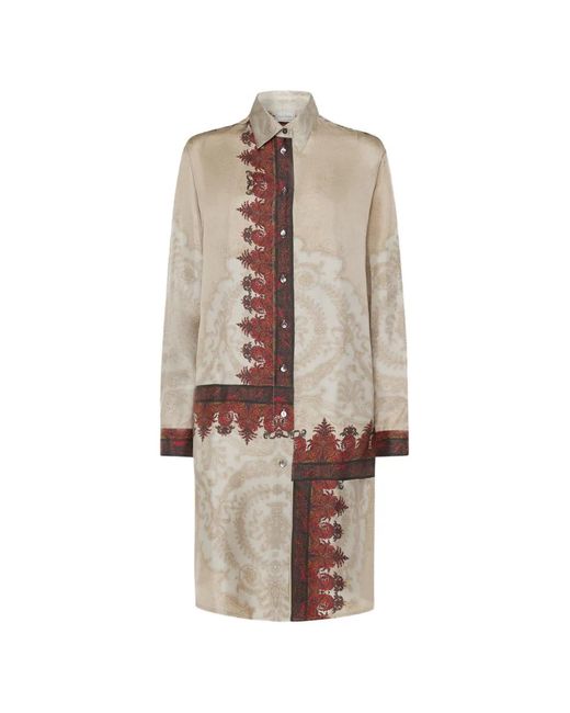 Pierre Louis Mascia Natural Aloe Silk Shirt