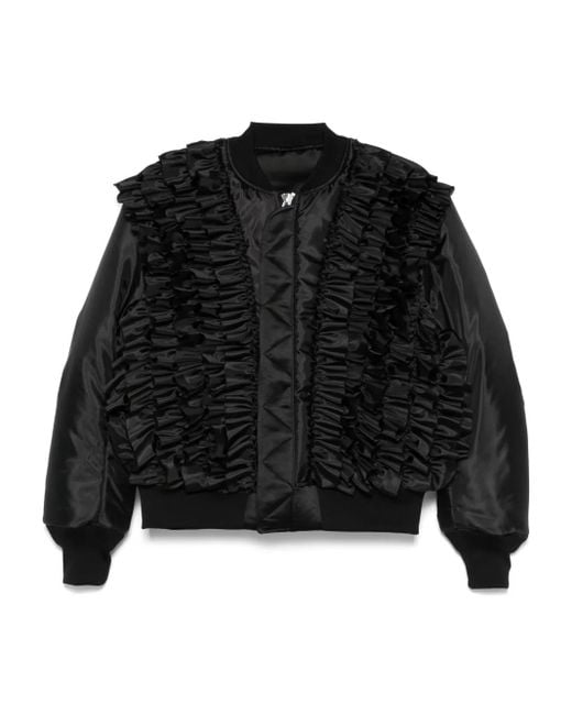 COMME DES GARÇON BLACK リバーシブル ボンバージャケット Black