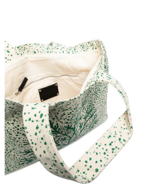 10 Corso Como Green Tree-Print Tote Bag