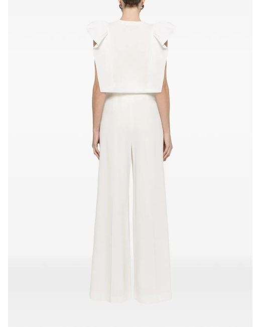Nissa White Ruffled Top