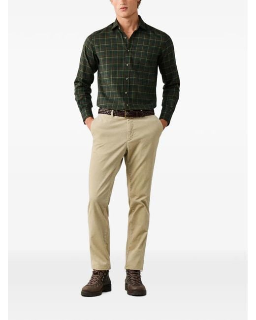 Hackett Green Checked Shirt for men