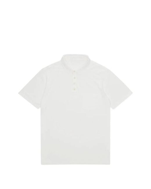 Fortela White Maverick Cotton Polo Shirt for men