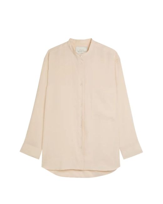 Studio Nicholson Natural Collarless Shirt