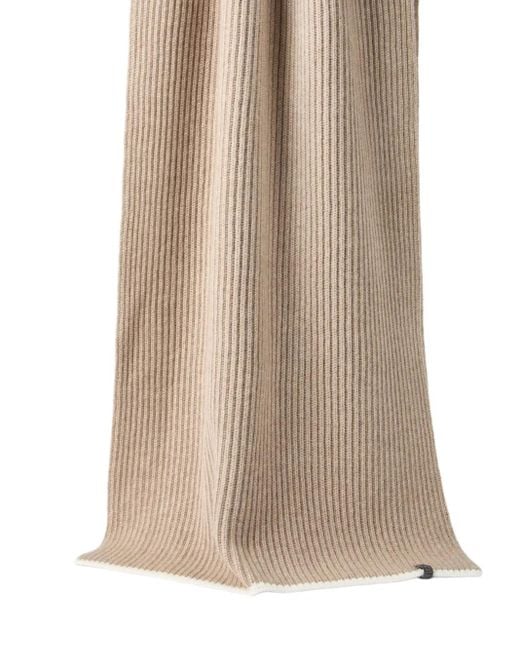 Brunello Cucinelli Natural Cashmere Scarf
