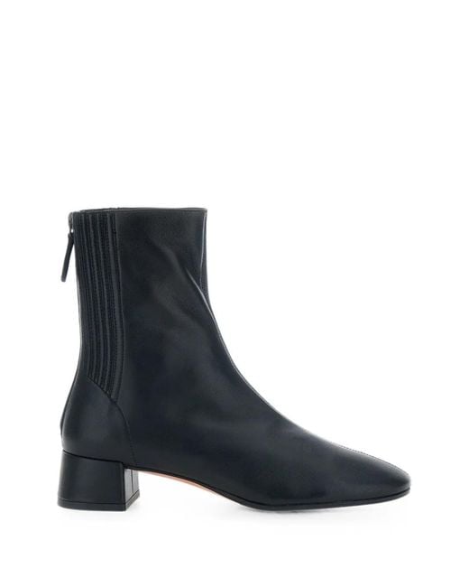 Aquazzura Black Bootie 3 Saint Honore Leather