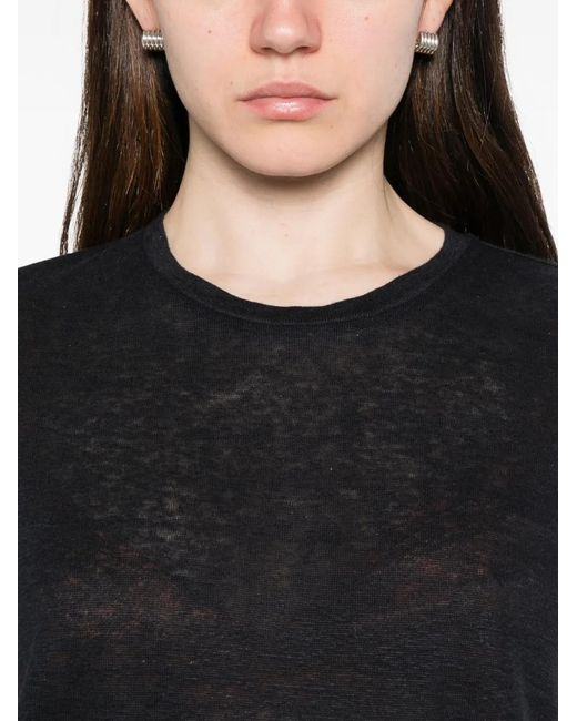 Dorothee Schumacher Black Short Sleeve Shirt