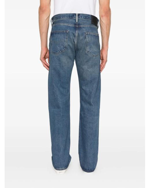 Levi's Blue Logo-Patch Jeans for men