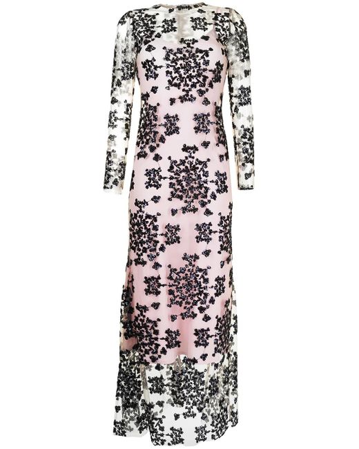 Macgraw White Cavalleri Sequinned Dress