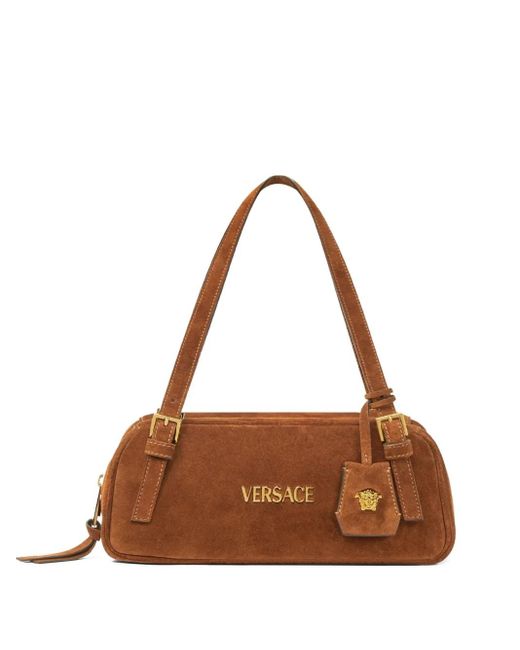 Bolso de hombro Tag Versace de color Brown