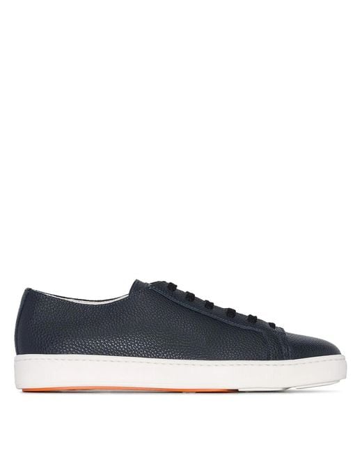 Santoni Blue Ultralight Low-Top Sneakers for men