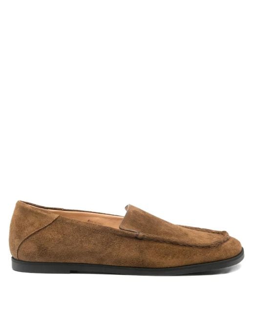 Dear Frances Brown Drew Loafer aus Wildleder