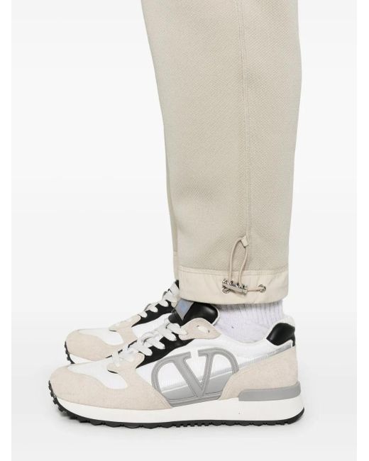 Moncler Natural Drawstring Track Pants for men