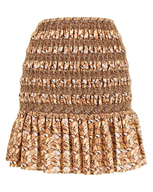 Falda Kyle Acler de color Natural