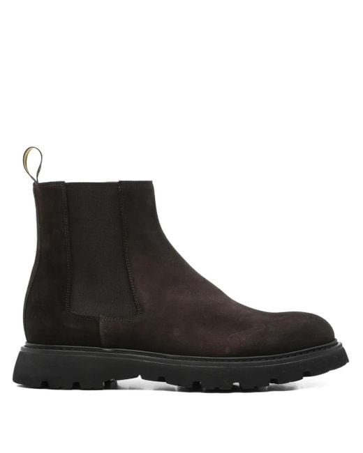 Bottines Chelsea En Daim Doucal's pour homme en coloris Black