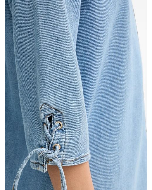 Sessun Blue Tizzano Denim Mini Dress