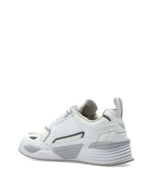 EA7 White Ace Runner Sneakers