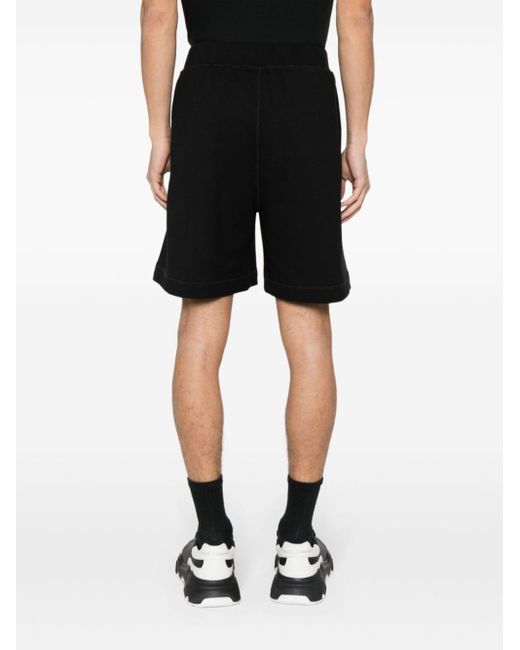 DSquared² Black D2-appliqué Track Shorts for men