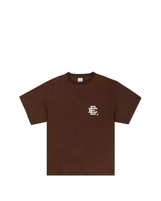Eric Emanuel Ee Basic T-Shirt in het Brown voor heren