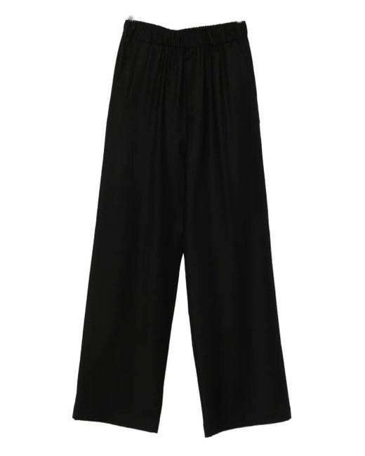 Barena Black Elastic-Waist Trousers