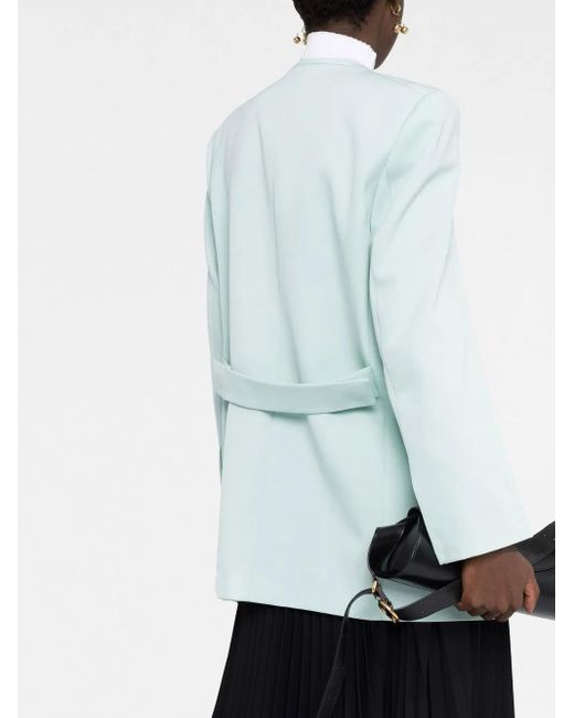Jil Sander Blue Wool Single-breasted Jacket