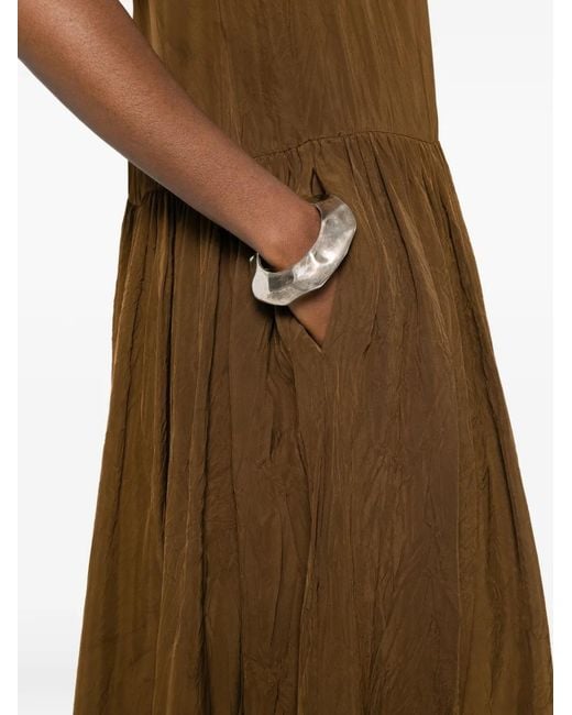 Uma Wang Natural Ardal Pleated Dress