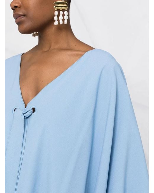 Alberta Ferretti Blue Dress