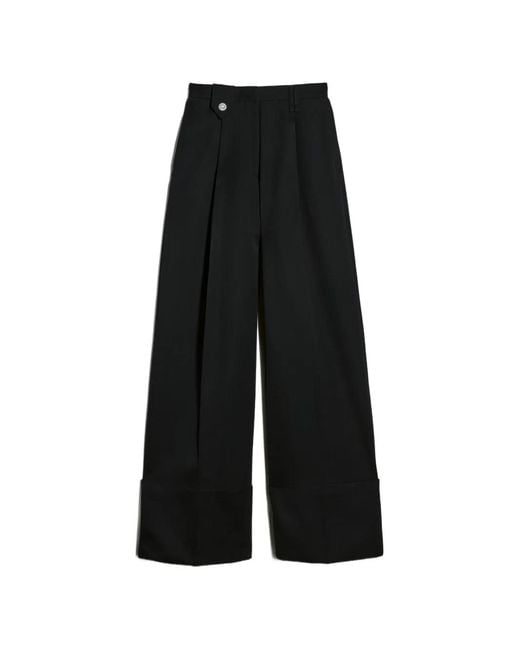 Simone Rocha Black Pantalon À Détails De Boutons