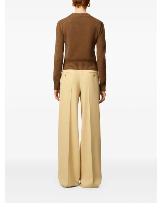 Cashmere Knitwear AMI de color Brown