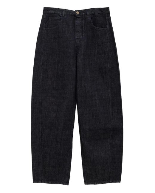 Jacquemus Le De-Nimes Jeans Met Knoopsluiting En Vlakken in het Blue voor heren