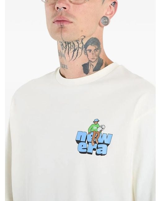 KTZ White Skate Graphic-Print T-Shirt for men