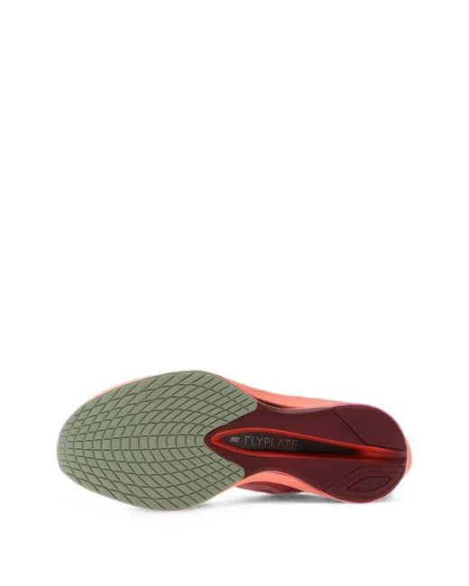 Nike Red Zoomx Vaporfly 4 Lace-Up Sneakers